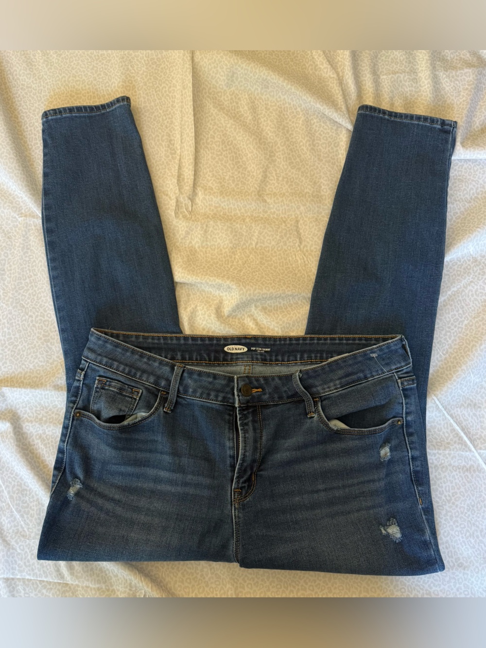 Old Navy Women's Medium Blue Skinny Jeans